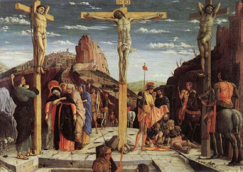 Crucifixion,from  the San Zeno Altarpiece, Andrea Mantegna